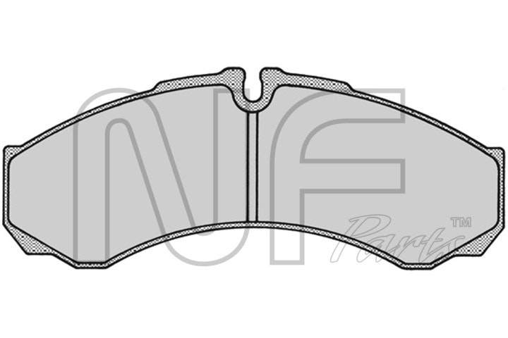 NF PARTS Комплект тормозных колодок, дисковый тормоз NF0005371